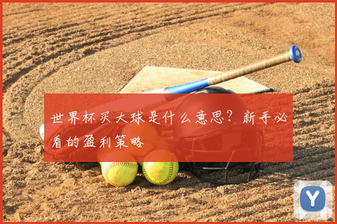 世界杯买大球是什么意思？新手必看的盈利策略